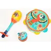 Image de DJECO Set of 3 instruments: Tambourine, maracas, castanet - 32,5 x 185 x 6 cm 3070900060166