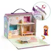 Image de Maison de Bluchka et Indie - Figurines Tinyly avec Roulotte Transportable - Neuf