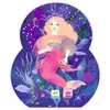 Image de Puzzle enfant Djeco Ella la Sirène 36 pièces grandes pièces boîte silhouette Violet - Neuf