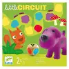 Image de Jeu de parcours préscolaire Djeco Little Circuit Chien violet et dé en bois - Neuf