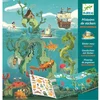 Image de Planches avec autocollants repositionnables Aventures en mer, Djeco