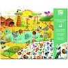 Image de Jeu créatif avec des autocollants Savane, désert et Pôle Nord, Djeco
