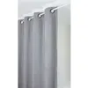 Image de Homemaison - Rideau Gris Perle Uni Phonique, Isolant, Thermique Et Occultant - 145x260cm - Gris