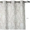 Image de Homemaison - Rideau Occultant Ambiance Baroque - 145x260cm - Beige