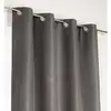 Image de Homemaison - Rideau D'Ameublement 100% Occultant Gris Anthracite 140x240 Cm