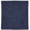 Image de Homemaison - Housse De Coussin Passepoilée - Effet Velours Bleu Foncé 60x60 Cm