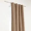 Image de Rideau Alaska Isolant Et 100 % Occultant Beige 140x350 Cm