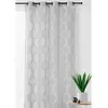 Image de Voilage Géométrique Moderne - 140x250cm - Gris