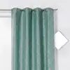 Image de Linder - Rideau D'Ameublement Imprimé Art Déco Vert Clair 135x250 Cm