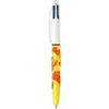 Image de BIC 4 Couleurs Velours Stylos-Bille Rétractables Pointe Moyenne (10 mm) - Corps Assortis Motif Vie Marine Boîte de 12 en occasion ou reconditionné