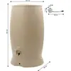 Image de Récupérateur D'eau 1000 Litres Beige + Kit Collecteur Universel - Recup'o - Eda
