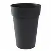 Image de Eda - Pot De Fleurs Haut ''Toscane'' ''Zen'' 67l Gris Anthracite Ø 460 Mm Plastiques