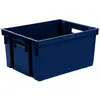 Image de Bac Manutention 30L Superposable Emboitable - Bleu - Plastique Résistant