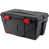 Image de Malle De Rangement Trafic   85 L   75 × 45,3 × 39 Cm   Noir/rouge   Eda