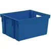 Image de Conteneur de stockage 50 litres sans couvercle   56 × 41 × 29,5 cm   Bleu minéral   Eda