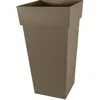 Image de Eda - Pot De Fleur Toscane Xxl 43,3x43,3x80cm Carré 98l - Taupe