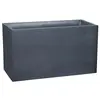 Image de Eda - Muret Volcania Rectangle 99,5 X 39,5 X 60 Cm - 116 L- Gris Anthracite
