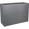 Image de Eda - Jardinière Muret Loft L Volcania Double Paroi Décor Pierre - 78,5 X 29,5 X 60 Cm - 46 L - Gris Galet