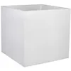 Image de Eda - Plastique Bac A Fleurs Carre Graphit - 57 L - 49,5 X 49,5 X 49,5 Cm - Blanc Ceruse
