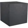 Image de Eda - Jardinière Carrée Volcania Effet Pierre 49,5 X 49,5 X 49,5 Cm - 57 L - Gris Anthracite