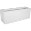 Image de Eda - Balconnière Rectangulaire Graphit Up 59 X 19,5 X 22,8 Cm - 25 L - Blanc Cérusé