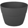 Image de Eda - Pot Cavalier Cancun - Ø29x20.6cm 8l Gris Anthracite Plastique
