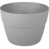 Image de Eda - Pot Cavalier Cancùn 8 L - Pour Balcons Et Rambardes - Ø 29 X 20 -6 Cm - Gris Béton