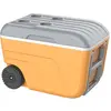Image de EDA 019309 J.CU/G.G Glacière EDA NOMADE, 52 litres, à roulettes, curcuma / gris