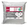 Image de Les Tendances - Abeil Lot De 2 Oreillers Double Confort 100% Coton 60x60cm
