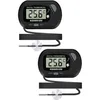 Image de Thermomètre Lcd Numérique D'Aquarium Avec Ventouses Et Sonde Étanche Pour Aquarium Fish Tank, Reptile Terrarium (2pcs)