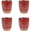 Image de Table Passion - Coffret De 4 Gobelets Jaspe Rouge 20 Cl