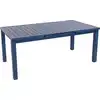 Image de Table de jardin extensible - Santorin - aluminium gris bleuté - 180/240 x 100 x 76 cm - 8 à 10 personnes - allonge automatique
