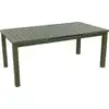 Image de Table de jardin extensible - Santorin - aluminium kaki - 180/240 x 100 x 76 cm - 8 à 10 personnes - allonge automatique