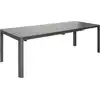 Image de Table de jardin extensible - Palma - en aluminium noir 180/240/300 x 100 x 76 cm - 8 à 12 personnes