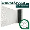Image de Cloture&jardin - Grillage Triple Torsion Vert - Maille Hexa 13mm - Longueur 5m - 1 Mètre