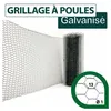 Image de Cloture&jardin - Grillage Triple Torsion Vert - Maille Hexa 13mm - Longueur 25m - 0,50 Mètre