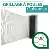 Image de Cloture&jardin - Grillage Triple Torsion Vert - Maille Hexa 25mm - Longueur 5m - 0,50 Mètre