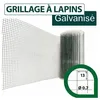 Image de Cloture&jardin - Grillage Soudé Vert - Maille Carrée 13mm - Longueur 5m - 1 Mètre