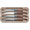 Image de Tarrerias Bonjean Coffret 4 Couteaux À Steack En Bois D'Olivier