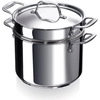 Image de BEKA Chef, 7,6 l, Acier inoxydable, Céramique, Gaz, Halogène, Induction, Plaque de cuisson solide, Acier inoxydable, 24 cm