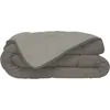 Image de Patura TOISON D'OR CALGARY, microfibre 400g/m, taupe & lin, 240x260cm