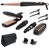 Image de Fer à lisser, boucler et gaufrer ROWENTA CF4231F0 Infinite Looks Multistyler avec revêtement céramique et 14 accessoires - Neuf