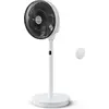 Image de Rowenta Turbo Swift Silence QV5040F0, Ventilateur sur pied, Noir, Blanc, Modèle sur pied, 45 dB, 34 cm, 1 800 m³/h
