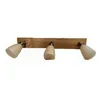 Image de Eglo   Rail Spot 30124stk 3x40w Culot G9   Finition Bois Hêtre   Éclairage Intérieur Orientable   Ip20 Pour Usage Intérieur