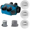 Image de Kit Vmc Simple Flux Hygroréglable   Infinity 2.0   Débit Ajustable Selon Humidité   3 Bouches D’extraction   Installation Rapide   Nather