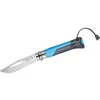 Image de Opinel N°08 Outdoor Bleu Couteau De Poche Polyvalent, Robuste Et Sécurisé Pour L'Extérieur. - Opinel