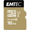 Image de Emtec mSD 16GB UHS-I U1 EliteGold + Adaptateur