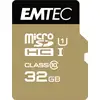 Image de Emtec microSDHC 32GB Class10 Gold+ mémoire flash - Neuf