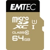 Image de Emtec mSD 64GB UHS-I U1 EliteGold + Adaptateur