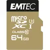 Image de Emtec ECMSDM64GXC10SP mémoire flash 64 Go MicroSDXC Classe 10 - Neuf